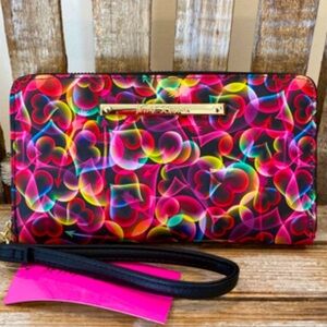 LAST ONE Betsey Johnson Hearts wallet/wristlet!